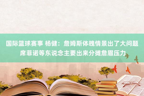 国际篮球赛事 杨健：詹姆斯体魄情景出了大问题 席菲诺等东说念主要出来分摊詹眉压力