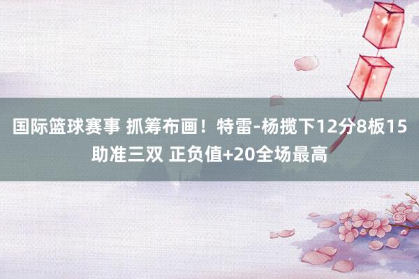 国际篮球赛事 抓筹布画！特雷-杨揽下12分8板15助准三双 正负值+20全场最高