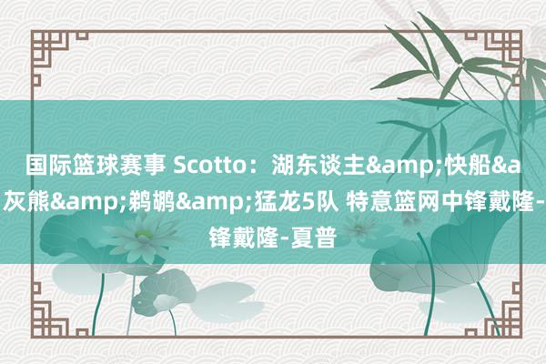 国际篮球赛事 Scotto：湖东谈主&快船&灰熊&鹈鹕&猛龙5队 特意篮网中锋戴隆-夏普